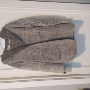 Cozy oversized Sherpa jacket